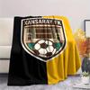 1Pc Xansaray Fk Print Flannel Blanket High Quality Warm Comfortable Cover for All Seasons Perfect for Gifts Home Decor