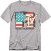 MTV - American Logo - Unisex Short Sleeve Children's T-shirt - Gray