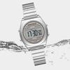 Naviforce Original Women Digital Watch Stainless Steel Strap Waterproof Calendar Chronograph Night Pattern Lady Girl Casual Fashion Watch NF5066
