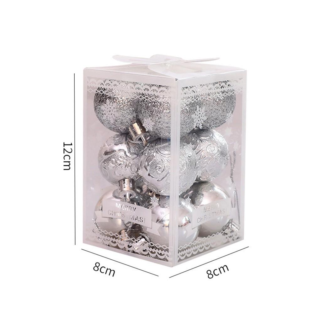 

Shimmering Christmas Ball Set 12PCS in Colors for Stylish Decor