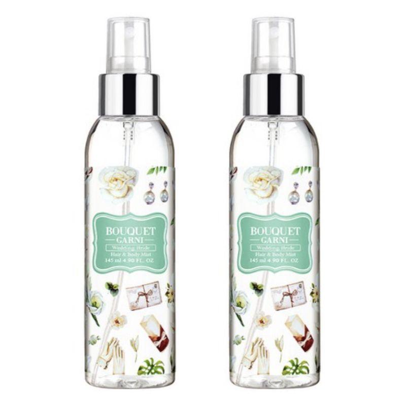 BOUQUET GARNI Fragranced Hair & Body Mist 145ml | Hair & Body Perfume Mist (6 Types Available)