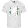 Torn Nigeria Flag Nigerian Day Football Unisexs Light Cotton TShirt