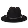Hat Autumn and Winter Pure Wool Top Hat British Jazz Hat European and American Fashion Neutral Flat · Along · Felt Hat