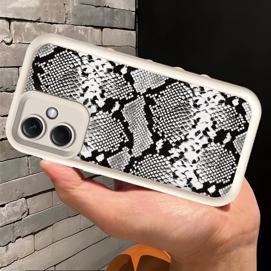 Case for Xiaomi Poco F8 X3 NFC C50 C51 C61 X3 Pro Phone Cover Snake Skin Pattern Poco C61