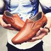 Fashion Summer Men's Punching Leather Loafers Non Slip Walking Breathable Outdoor Casual Hollow Out Sneakers Male Business Office Shoes