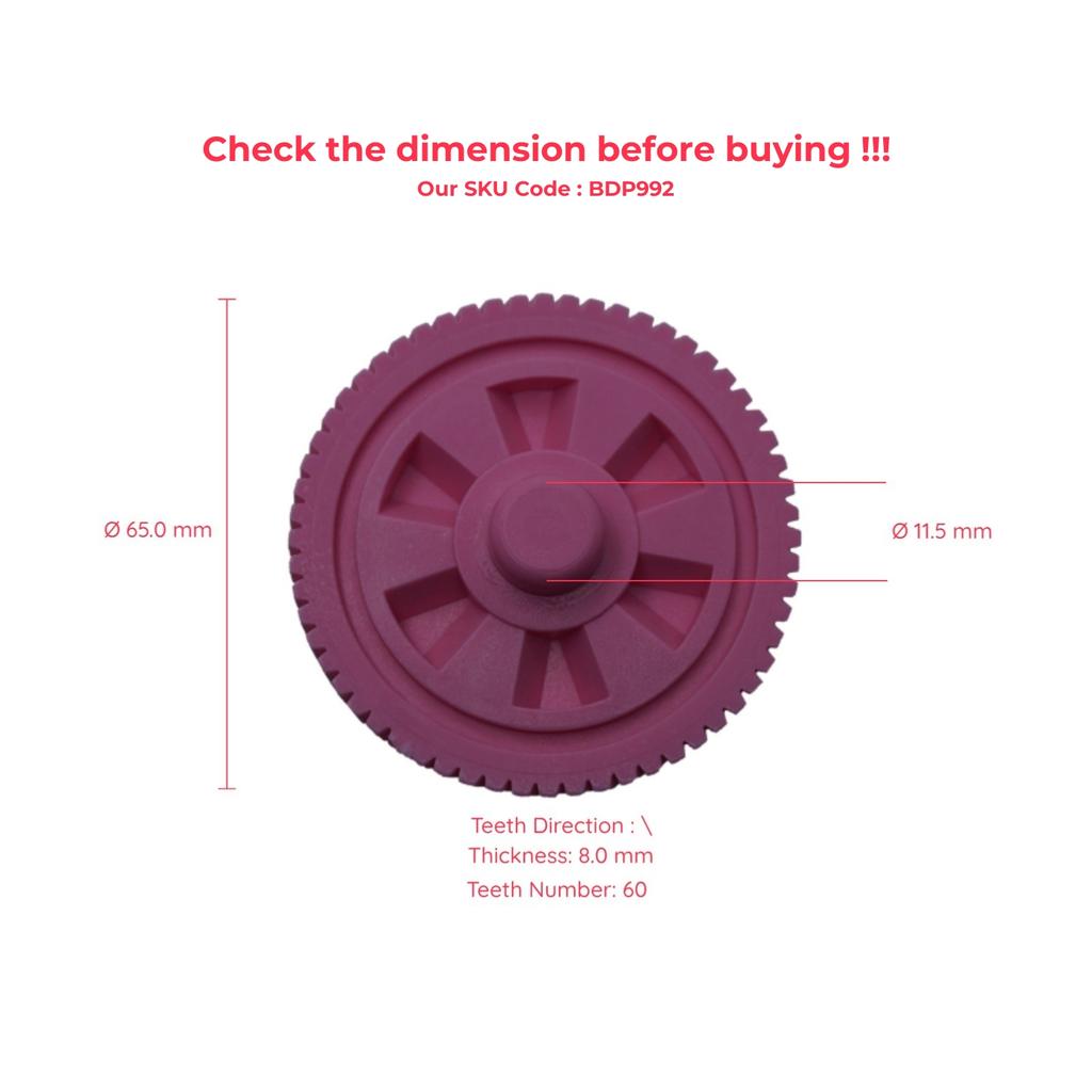 BDP992 Rear Sliding Door Control Latching Motor Repair Inner Gear 7E1959245A for VW Transporter T5