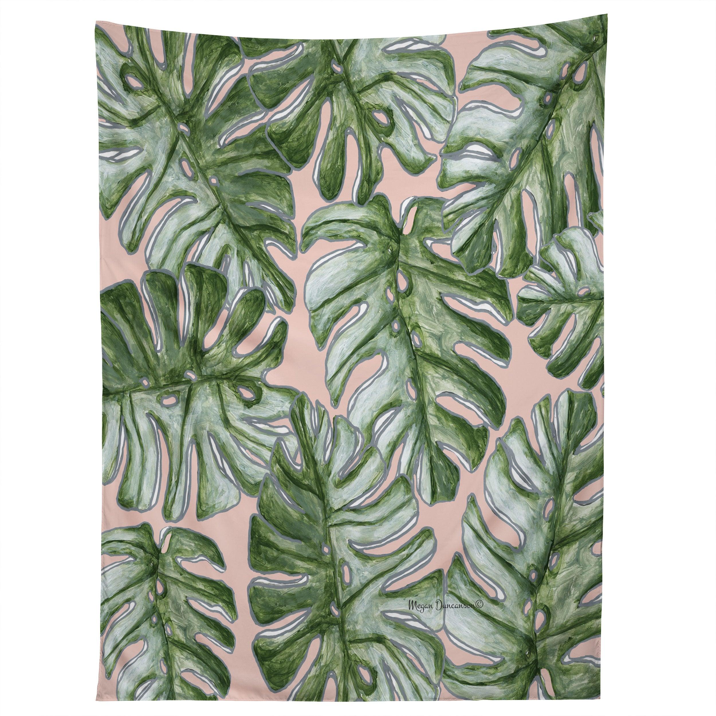 TROPICAL FUSION 23 LEAVES tapestry 75x100