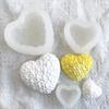3D Gewebte Liebe Silikonform Herzform Harz Kerzenform Mousse Kuchen Aromatherapie Kerzenform Schokolade Backformen Basteln