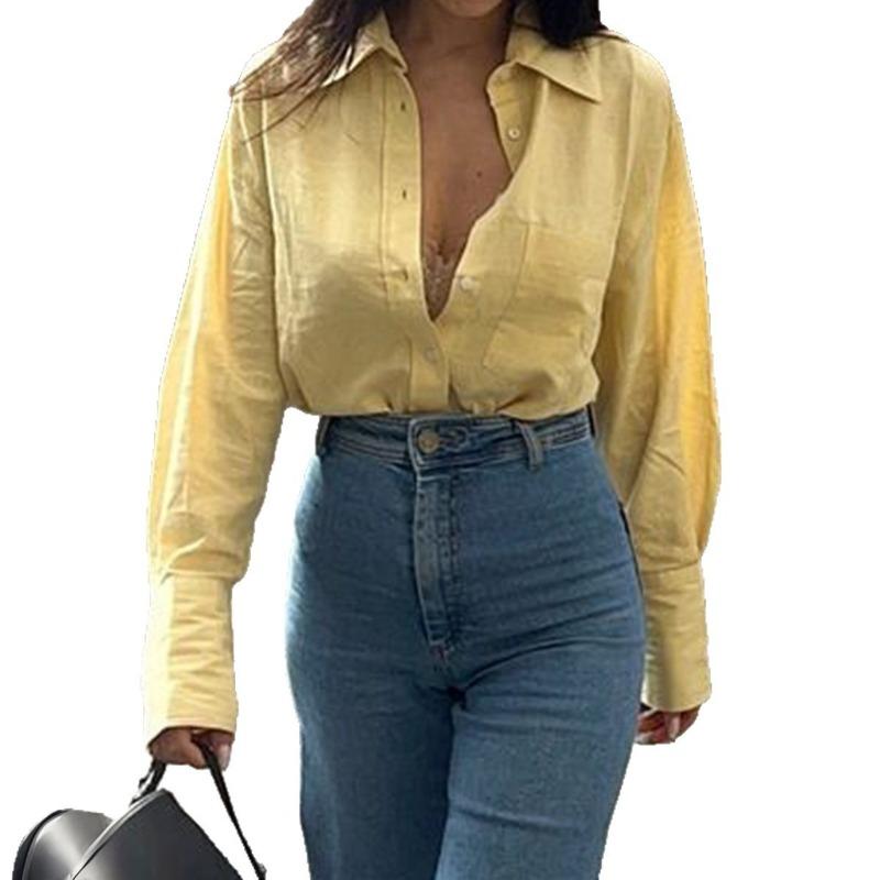 Casual Vacation High-end Long-sleeved Women's Shirt Women's Clothing Autumn and Winter 2025