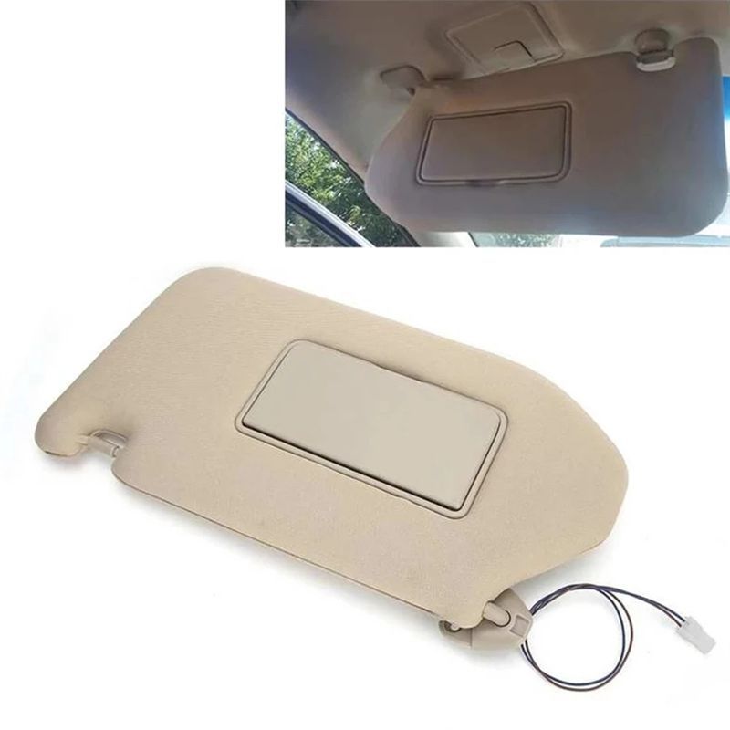 NEW-1Pair Car Sun Visor Assy 96400-9PB0A 96400-9PB0B For Pathfinder Infiniti QX60 JX35 13-19 Beige