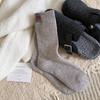 Thicken Middle Tube Socks Heel Label Women's Socks Fashion Winter Socks