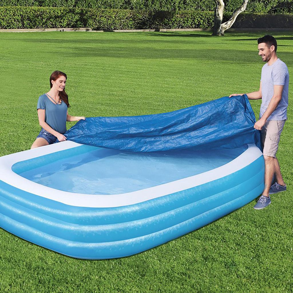 Schwimmbadmatte Abdeckung Außen Schwimmbad Teppich Abdeckung Rechteckige Schwimmbad Abdeckung 120*69 Zoll