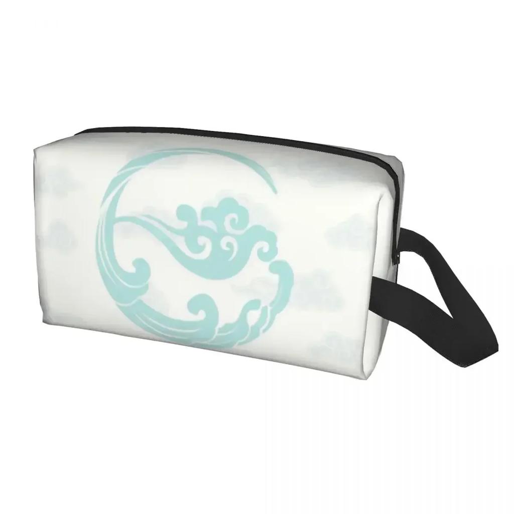 Logo Sekty Gusu Lan Kosmetyczka Kobiety Podróżny Organizer na Kosmetyki Moda The Untamed Wei Wuxian Przechowywanie Torby na Przybory Toaletowe