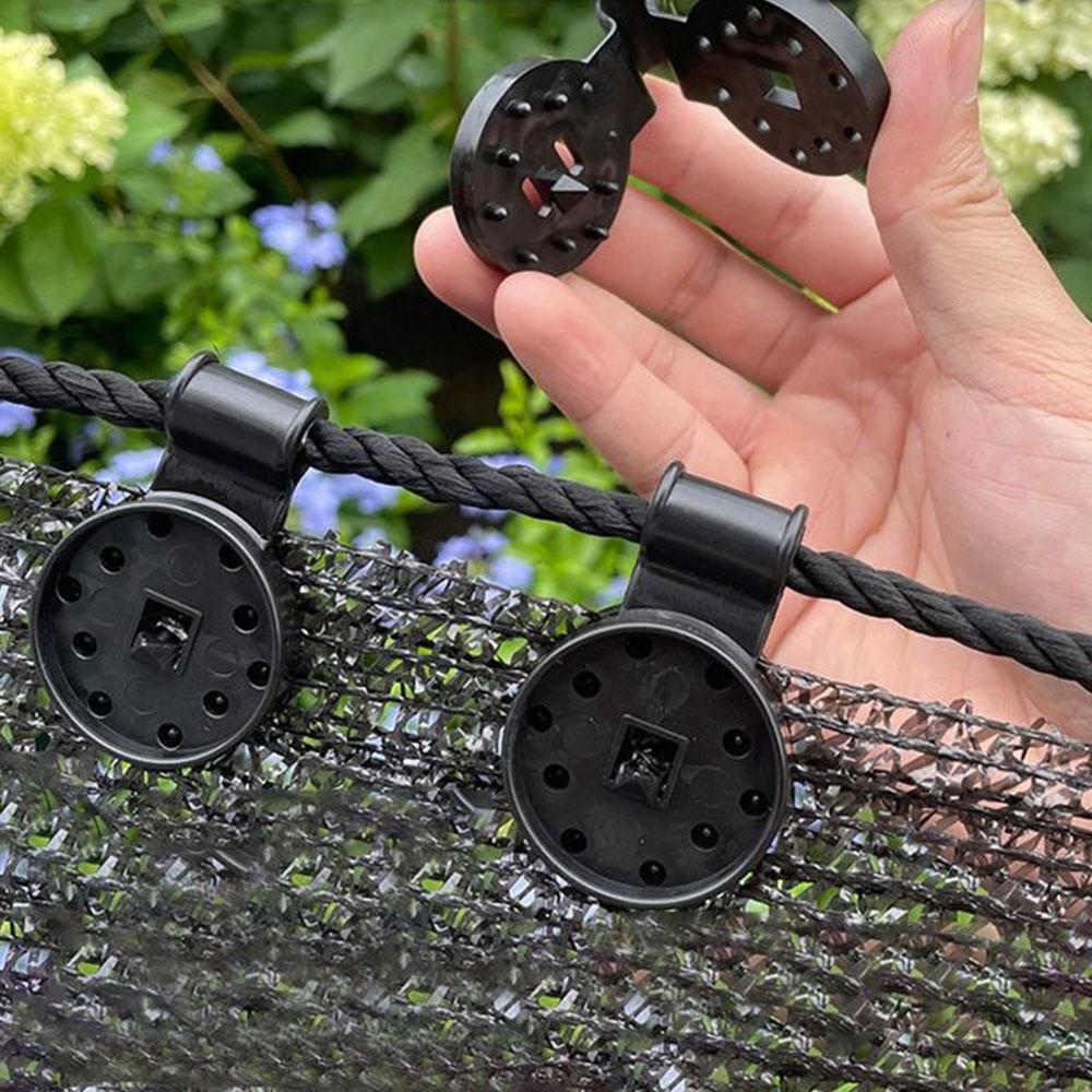 100 buc Agrafe din plastic pentru copertine Agrafe pentru plasă de pânză pentru umbră în aer liber Unelte de grădină pentru camping.