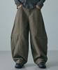 LXT Cotton Curved Washed Wide Pants [Khaki]