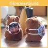 And Nezha Ao Bing Capybara Plush Keychain Pp Cotton Stuffed For Decor Bag