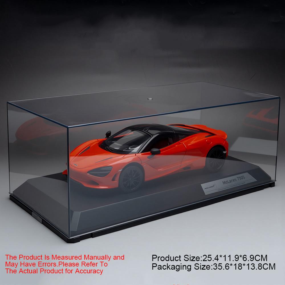 Scale 1:18 Valkyrie Divo 750S Sports Car Model Toy Wheel Steering Metal Die-cast Acrylic Box Cars Models Collectible Item