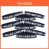Thin 1 Blue Line Bracelet Lives Matter Wristband Support Accessories Decoration
