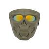 New Skull Design Ghost Windshield Mask for Motorcycle Off-Road Riding, Windproof, Sandproof, Sun-Protective Riding Mask
