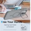 KEYSION Lens Stand Magnetic Phone Case for MagSafe for Samsung Galaxy A54 5G A34 A14 4G A04S Matte Translucent Shockproof Cover