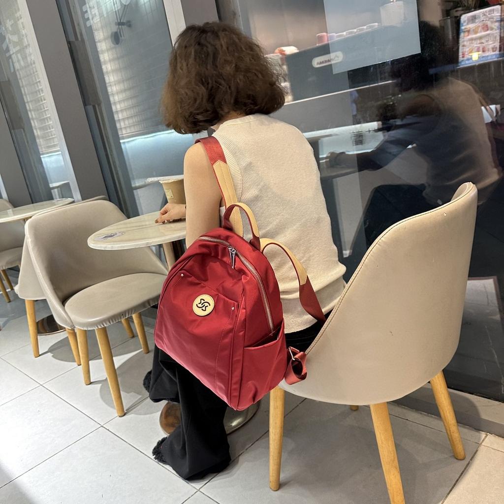 Backpack Female Commuter Fashion Women's Backpack Oxford Cloth Outdoor Travel Light Backpack Backpack Small Bag