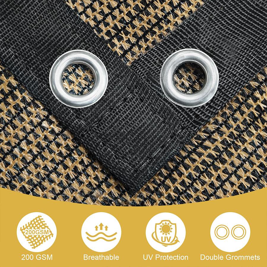 Außen-Schattennetz Balkonabdeckung Sichtschutz Gartenzubehör Zaun Poolnetz Camping-Markisen Zubehör Auto-Sonnenschutz Beschattungszelt