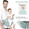 Porte-bébé Siège de Hanche SONARIN - Ergonomique - Vert - Coton - 0 mois à 3 ans - YEBD01-TMM1