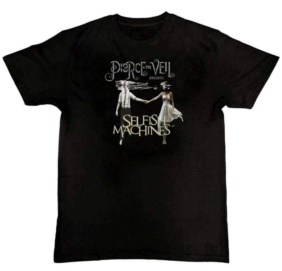 Pierce The Veil Selfish Machines Graphic Print Mens T-Shirt L