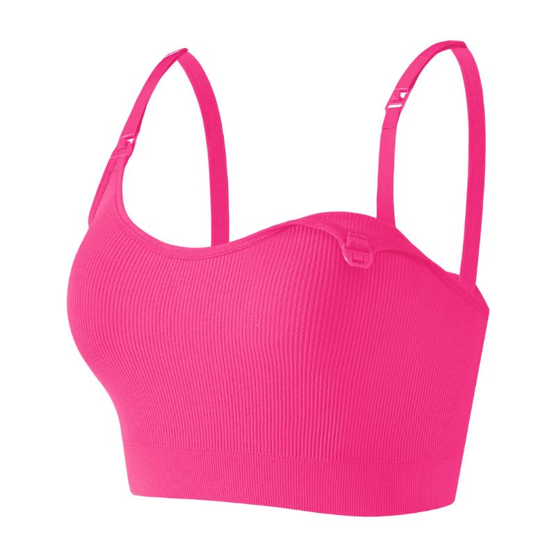 Nursing Wireless Ribbed Seamless Maternity Bra And Beautiful Back Vest