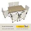 OEING Outdoor Folding Picnic Camping Table and Chair Set