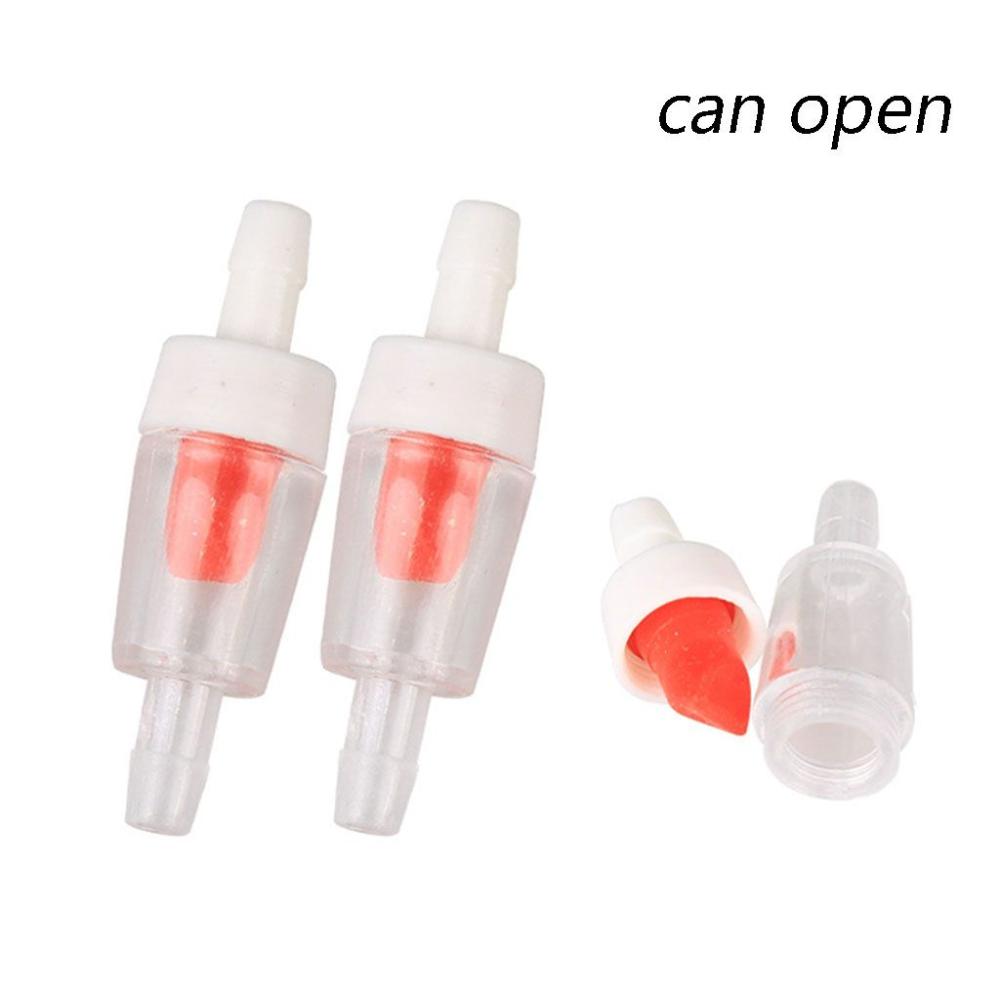 10pcs/lot Non-Return One Way Check Valve CO2 Aquarium Air Pump For 4cm Inner Dia Hose Fish Tank Accessories
