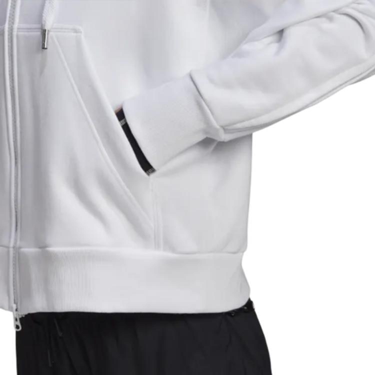 Adidas Loose Fit Hooded Jacket Women Jacket White GL4146