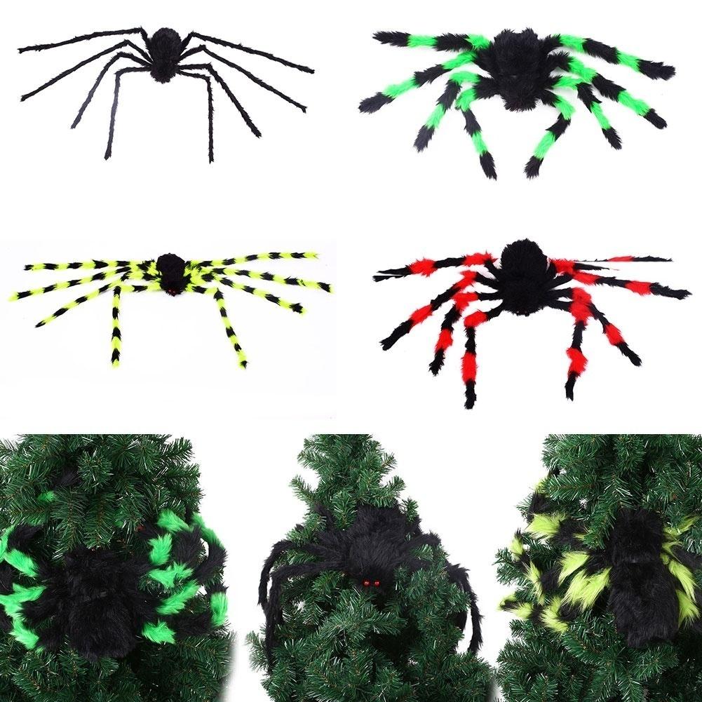 Araña Negra Artificial Decoración de Banquete de Festival de Fiesta de Terror de Halloween