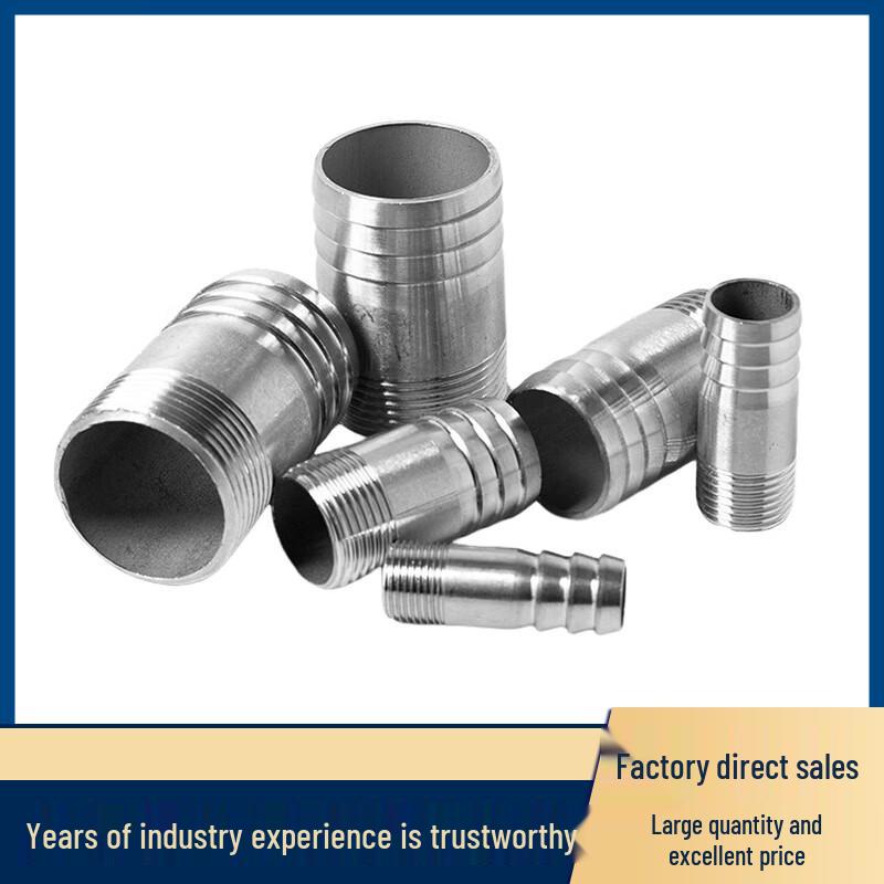 Stainless Steel Threaded Hose Barb Connector