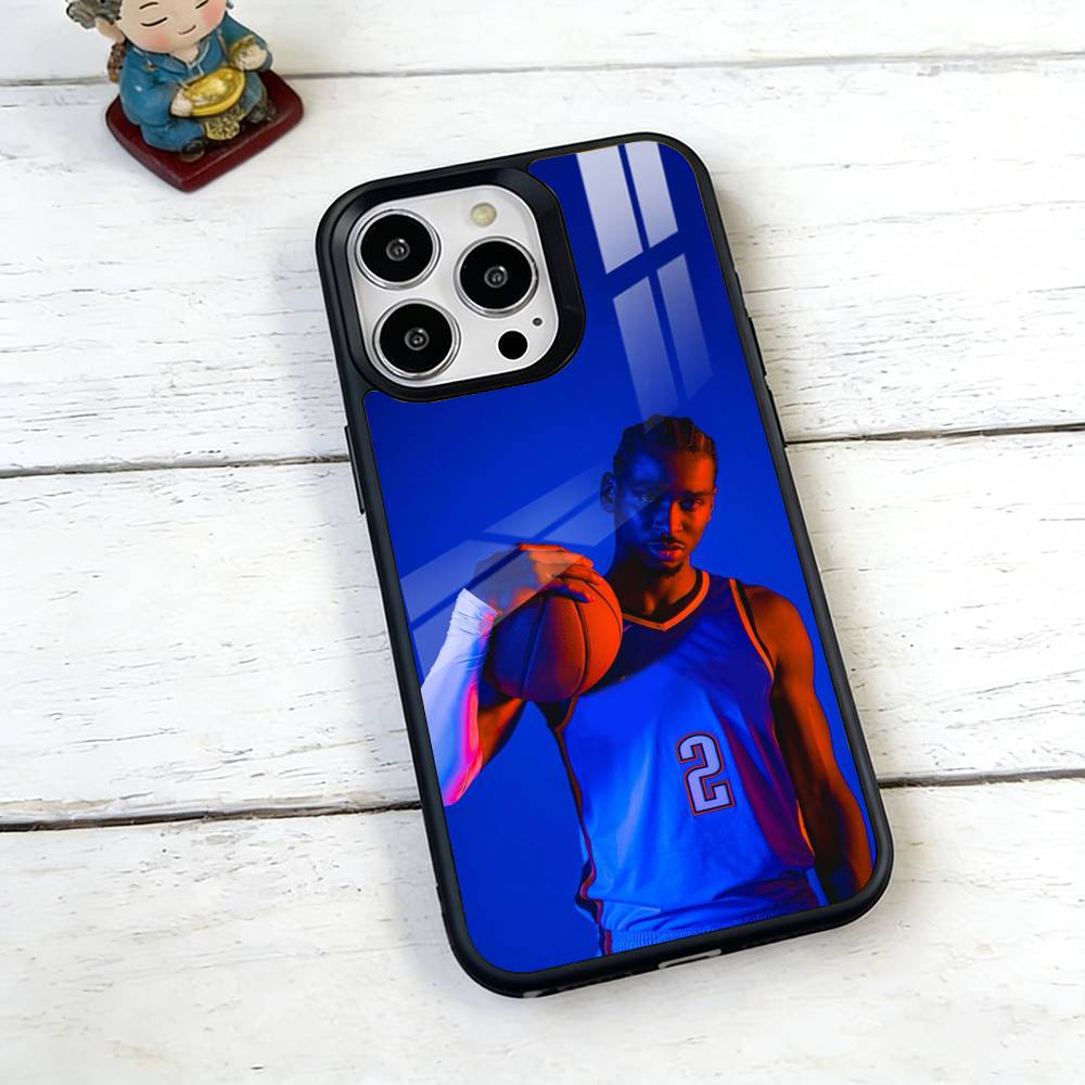 S-Shai G-Gilgeous A-Alexander Phone Case For iPhone17,16,15,14,13,12,11 Plus,Pro Magnetic with Magsafe Wireless Charging iPhone15Plus