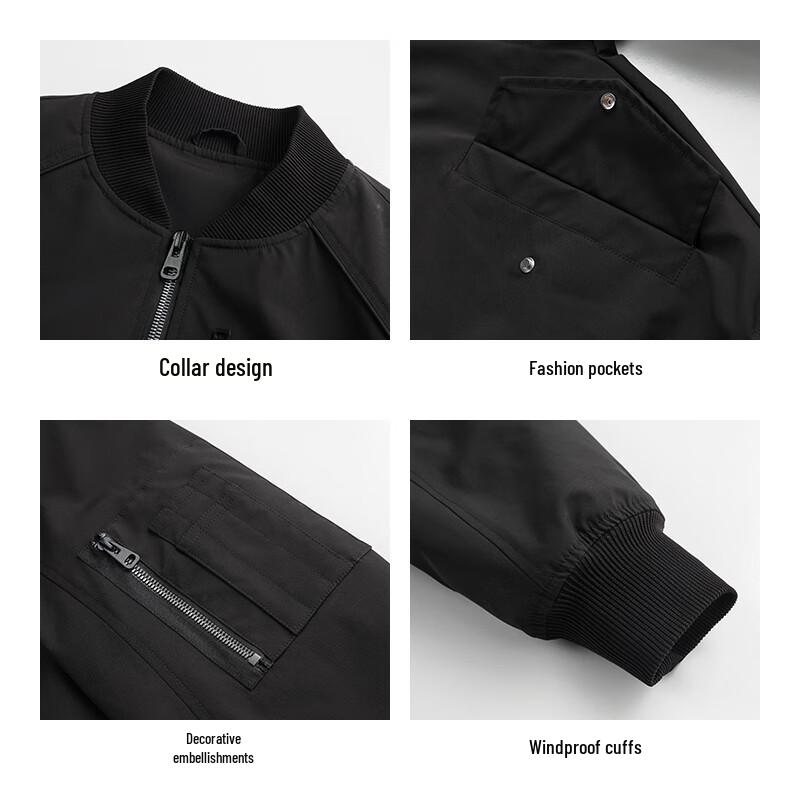 Jeep Men's Casual Retro Bomber Jacket