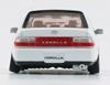 BM CREATIONS Scale Toyota Corolla 1996 AE100 Pearl Fiber Hood RHD Finished Model 1/64 White/Carbon