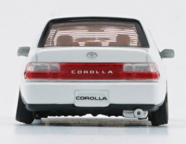 BM CREATIONS Scale Toyota Corolla 1996 AE100 Pearl Fiber Hood RHD Finished Model 1/64 White/Carbon