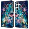 For Samsung Galaxy A05s 4G Case Pattern Printed Protective Cover TPU+PU Leather Flip Phone Case