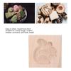 Natural Beech Wood Wooden Cookie Mold Baking Stamp  Home Baking