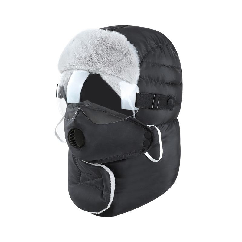 New Lei Feng Hat for Men and Women In Winter Cold Protection Ear Protection Northeast Outdoor Cycling Windproof Warmth Plush Velvet Thickened Hat