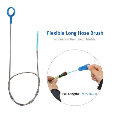 4-in-1-Wasserbeutel-Reinigungsset, universelles Wasserreservoir-Reinigungsset, flexible lange Bürste für Schlauch, klein