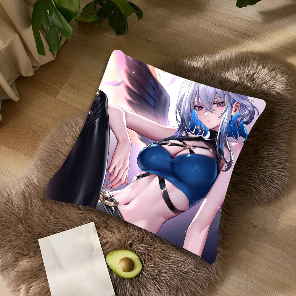 Hot Girl Galbrena Wuthering Waves Pillow Case Cushion Cover Decor Home Throw Pillow Covers For Couch Camping Cover Decorations