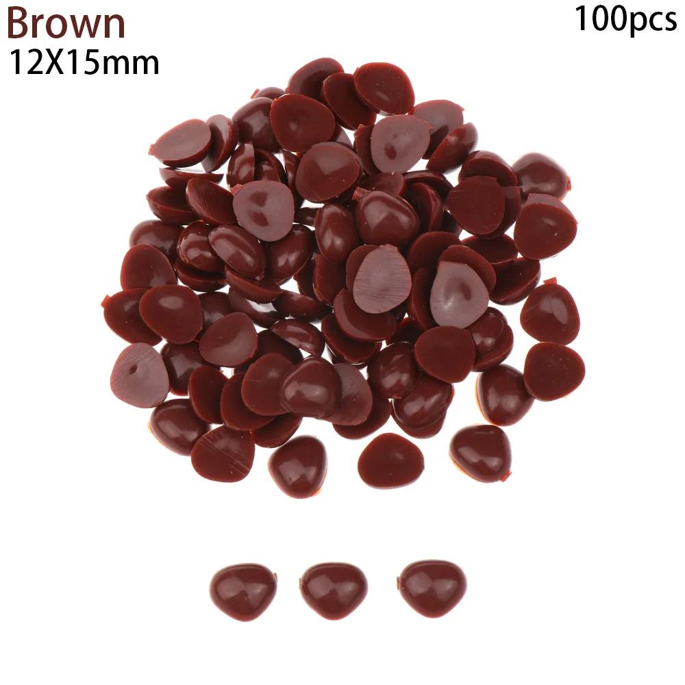 100Pcs/Pack Plastic Triangle Noses For Dolls Toys For Bear Buttons Toy DIY Crafts Safety Child Kids Dolls Nose Accessories