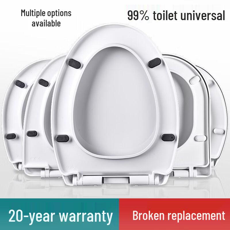 Universal V-Shape Soft-Close Thickened Toilet Seat