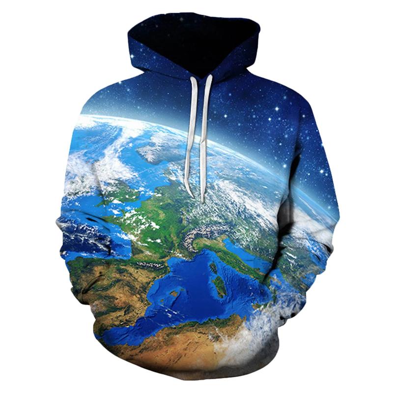 New Unisex 3D Graphic Hoodies Man Colorful Paint Abstract Style Cool Printed Pattern Casual Hoodie Trendy Hoodie Daily Wear Top