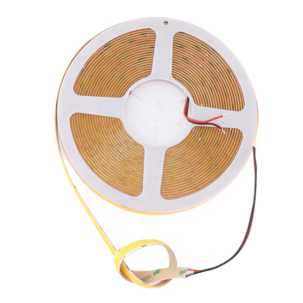 COB LED Strip Light High Brightness Adhesive Flexible Double Row DIY Lamp Strip for Cabinet Car