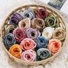 3/5PCs Artificial Rose Flowers 5cm Silk Fake Flowers Heads for Home Room Dceor Wedding Marriage Decoration DIY Gifts Accessory