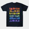 Men Black Print T-shirt Library Kittens No-Cut Transfer Paper Print Cotton Tshirt