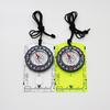 Outdoor Compass with Magnifier Ruler Scale Multifunctional Camping Hiking Backpacking Survival Orienteering Compass Navigation Tool